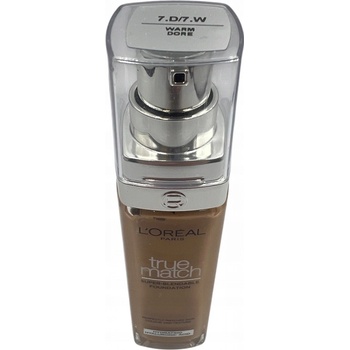 L'Oréal Paris True Match sjednocující a zdokonalující make-up Golden Amber 7D 7W 30 ml