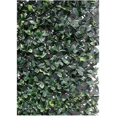 Umelý živý plot listantý PRUNUS VG EXT na drevenom rastri, 1mx2m, 2m2