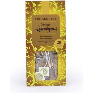 Vintage Teas - Ginger Lemongrass - 20 пирамидални пликчета - 40g