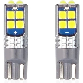 AMiO LED крушки CANBUS 10SMD 3030 T10 W5W White 12V/24V (2871)