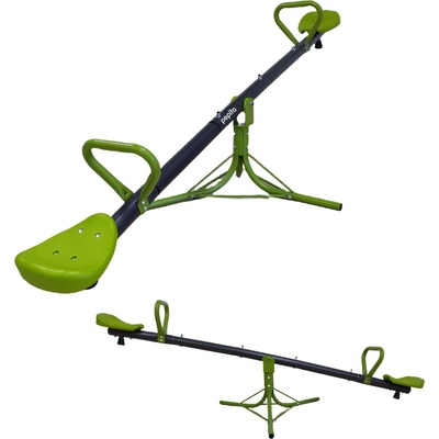 Pepita 360-градусова въртяща се метална везна - lime-grey (NS601)