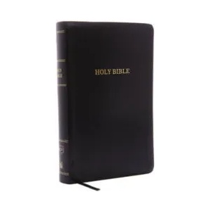 KJV Holy Bible, Personal Size Giant Print Reference Bible, Black Leather-Look, 43, 000 Cross References, Red Letter, Comfort Print: King James Version | Thomas Nelson (ISBN: 9780785215462)