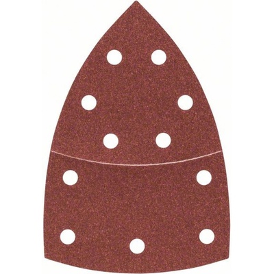 BOSCH 10-dielna súprava brúsnych papierov, multibrusky (10ks) 102 x 62/93mm 2609256A63