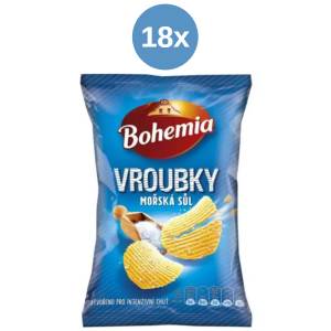 Bohemia Interactive Бохемска морска сол с грапави формички 18x65 г
