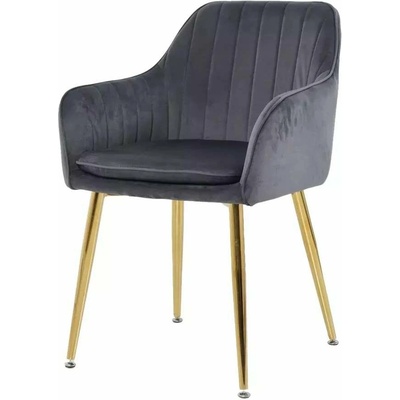 LuxuryForm Design Austin Velur tmavo šedá