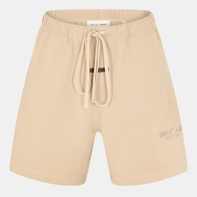 Fear of god essentials Поларени къси панталони FEAR OF GOD ESSENTIALS Logo Fleece Shorts - Timber