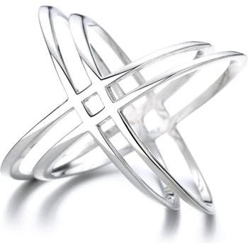 Silenti Jewelry Сребърен пръстен "Впечатление" - 8 - 57мм (18.1мм диам. )