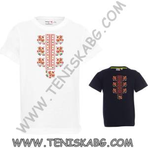 PROMOSTARS Тениска - Шевица принт 1162
