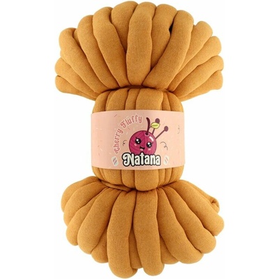 Natana Cherry Fluffy M25-25 hořčicově žlutá