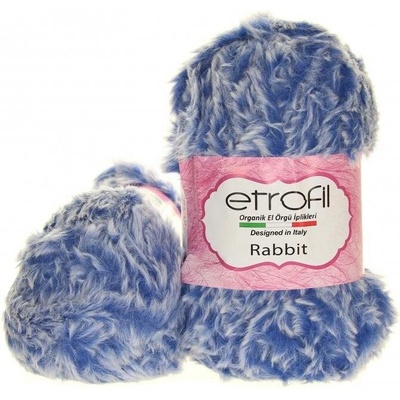 Etrofil Rabbit modrá s bílou 75301