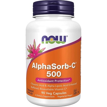 NOW NOW AlphaSorb-C 500mg, 90 vcaps
