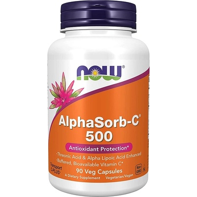 NOW NOW AlphaSorb-C 500mg, 90 vcaps