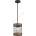 Westinghouse 61180 - Пендел LANGSTON 1xE27/60W/230V бор (P6735)