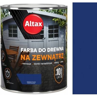 Altax Barva na Dřevo Pro Venkovní Použití 0.75L Modrá