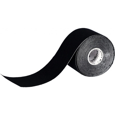 YellowSPORT Kineziologické tejpy Black 5 cm x 5 m