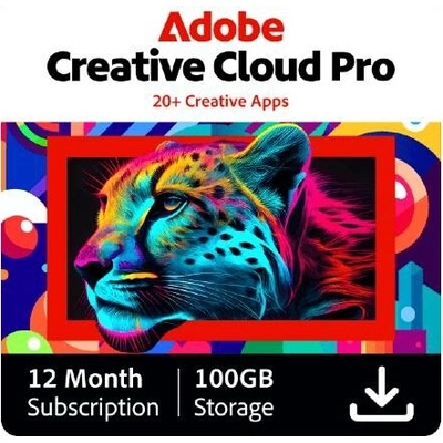 Adobe Creative Cloud Pro 100 GB - 1 rok