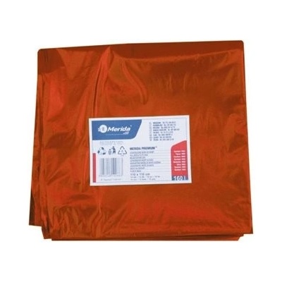 Merida Vrecia na odpadky LDPE 40µm 160 l červené. 10ks/b W50C