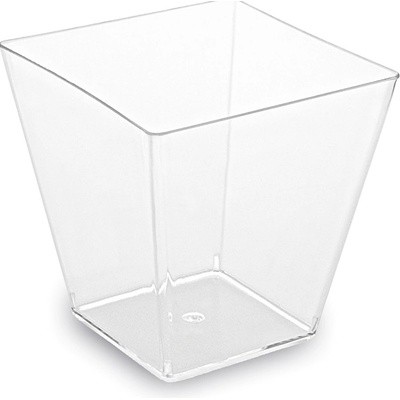 WIMEX Fingerfood kelímek hranatý čirý 5,0 x 5,0 x 4,5 cm 60 ml – Zboží Dáma