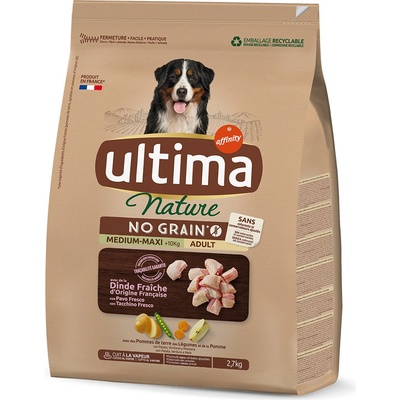 Ultima Nature No Grain Medium/Maxi Turkey 3 x 2,7 kg