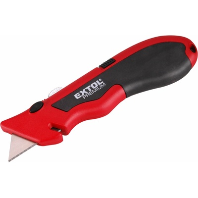Nôž kovový s vymeniteľným ostrím, 19mm, 4ks náhradných ostrí EXTOL PREMIUM