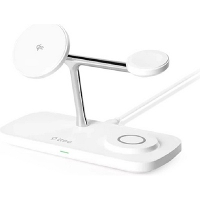 Ttec Зарядно за кола ttec - AirCharger Trio Pro, 15W, Qi2/MagSafe, бяло (8694470827216)
