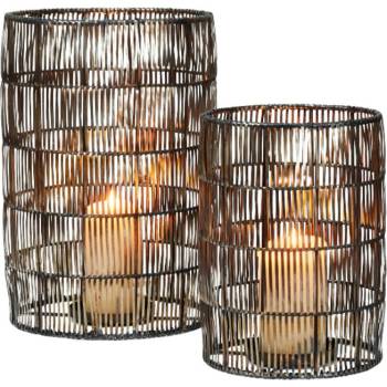 Image 1 of Philippi Комплект свещници Philippi - Suriname, 25 x 25 x 38 cm, 2 броя (PH 300102)
