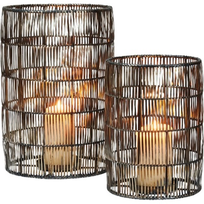 Philippi Комплект свещници Philippi - Suriname, 25 x 25 x 38 cm, 2 броя (PH 300102)