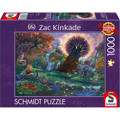 Schmidt Spiele Пъзел Schmidt от 1000 части - Райската градина (58610)