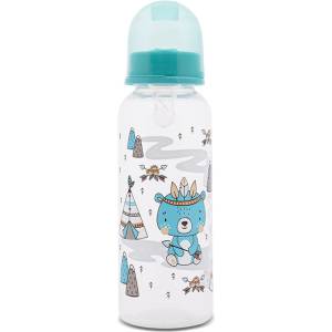 Baby Care Бебешко шише Lorelli - Simple, Aqua Blue, 250 ml (10200110005)