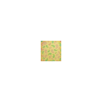 Vzor paisley, dožluta 30,5x30,5 designový papír (F Folia - Bringmann F-10102