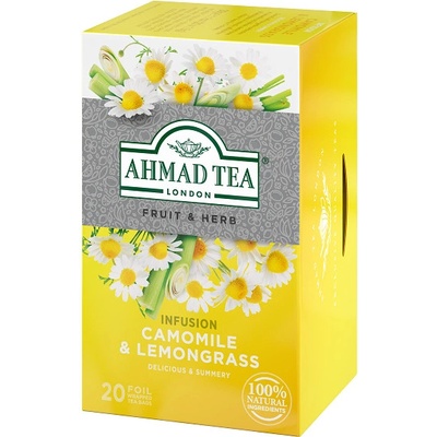Ahmad Tea bylinný čaj Harmanček s citrónovou trávou 20 x 2 g