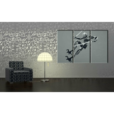 Ručne maľovaný POP Art obraz STAR WARS - 90x60 cm