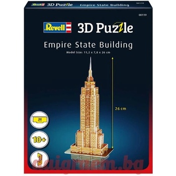 Image 1 of Revell 3D пъзел Revell 00119 - Емпайър Стейт Билдинг (R00119)