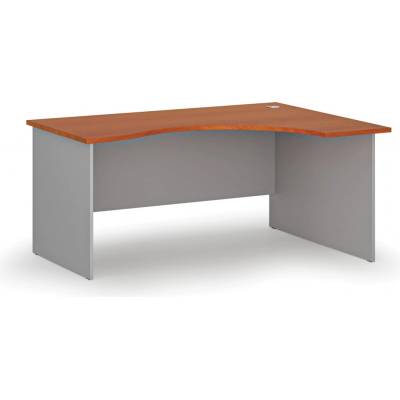B2B Partner PRIMO GRAY 160x120 cm pravý šedá/třešeň 6131351