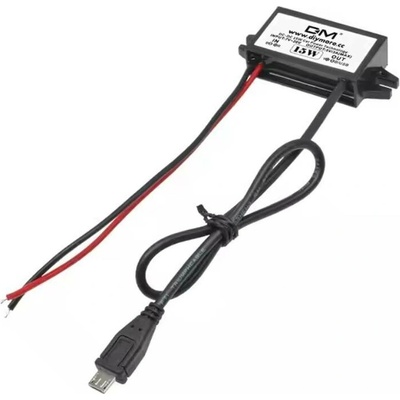 Měnič napětí z 12V na 5V (3A) 1x USB-micro – Sleviste.cz