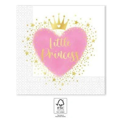 Procos Ubrousky papírové EKO Moje malá princezna 33x33cm