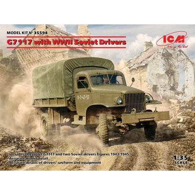 ICM G7117 with WWII Soviet Drivers 1:35