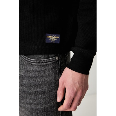 Guess Jeans блуза с дълги ръкави мъжка от памук с еластан (M6YP02.K3813)