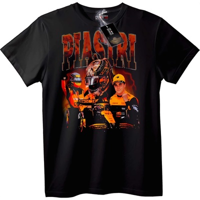 NOONEBRAND Тениска Piastri Състезание - L, Black