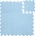 Zopa Пяна подложка Пъзел 30x30 см 9бр, Floral Blue (ZOP086620)