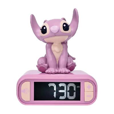 Disney Stitch Angel Alarm Clock With Sounds (rl800d1)