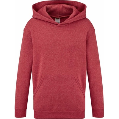 F.O.L. Classic Kids Hooded Sweat vintage heather red