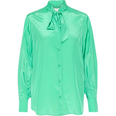 KAFFE Блуза 'Loren' зелено, размер 36