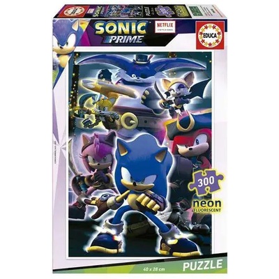 Educa - Puzzle Sonic Prime Neon - 300 piese
