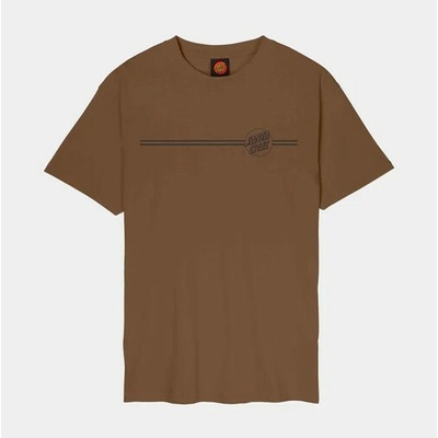 Santa Cruz Tonal Opus Dot Stripe t-shirt chestnut 2025/26