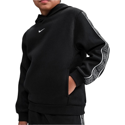 Nike Детски суичър Nike Kid's NSW Club+ Fleece Hoody Hoodie - Black / Black / White (704-5758-0212)