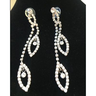 Fashion Jewelry dlouhé štrasové 4-jp482