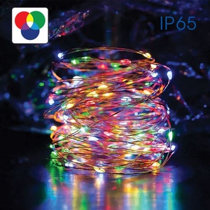 VIVALUX RGB соларна LED верига с дистанционно MULTI SOLAR LED ∙ 10m ∙ IP65 | Външно осветление Vivalux (VIV005069)