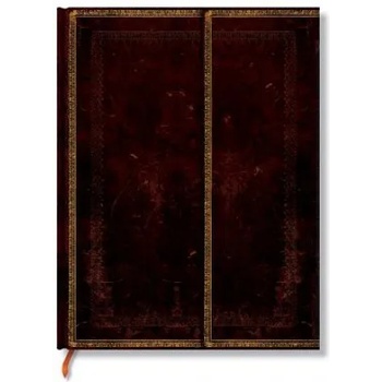 Paperblank Book Co Old Lthr, Black Moroc, Ult, Lin | Paperblanks