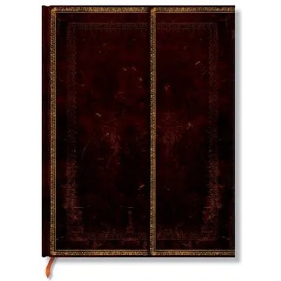 Paperblank Book Co Old Lthr, Black Moroc, Ult, Lin | Paperblanks